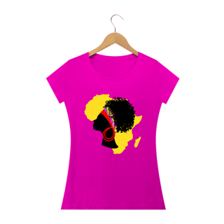 Nome do produto Camisa Baby long - Coleção Mulheres Afro - Anaya