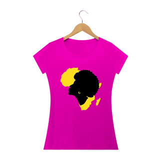 Nome do produto Camisa Baby long  - Coleção Mulheres Afro - Jamila