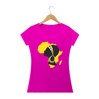 Nome do produto Camisa Baby long - Coleção Mulheres Afro - Núbia