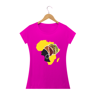 Nome do produto Camisa Baby long - Coleção Mulheres Afro - Zenabu