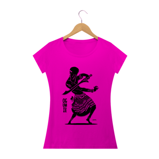 Nome do produto Camisa Baby Long - Coleção Orixás Encanto e Axé By Vinicius Targa - Ogumiê Ogum