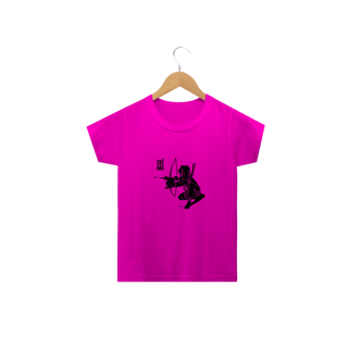 Nome do produto Camisa Infantil - Coleção Orixás Encanto e Axé By Vinicius Targa - okearô oxossi