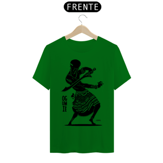 Nome do produto Camisa Unissex - Coleção Orixás Encanto e Axé By Vinicius Targa - Ogumiê Ogum