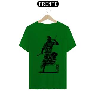 Nome do produto Camisa Unissex - Coleção Orixás Encanto e Axé By Vinicius Targa - Kaô Kabe Cilê Xangô