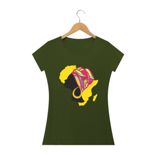 Nome do produto Camisa Baby long - Coleção Mulheres Afro - Adimu