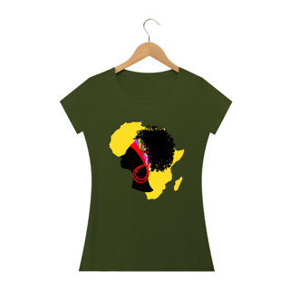 Nome do produto Camisa Baby long - Coleção Mulheres Afro - Anaya