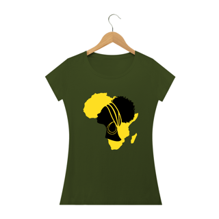 Nome do produto Camisa Baby long - Coleção Mulheres Afro - Hadiya
