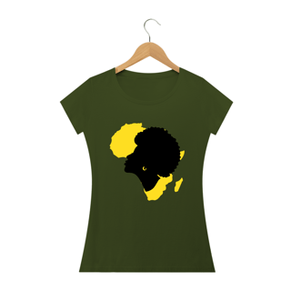 Nome do produto Camisa Baby long  - Coleção Mulheres Afro - Jamila