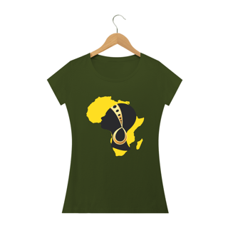 Nome do produto Camisa Baby long - Coleção Mulheres Afro - Núbia