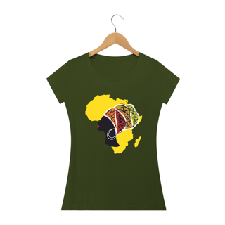 Nome do produto Camisa Baby long - Coleção Mulheres Afro - Zenabu