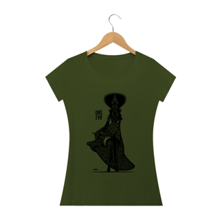 Nome do produto Camisa Baby Long - Coleção Orixás Encanto e Axé By Vinicius Targa - Odô Iya