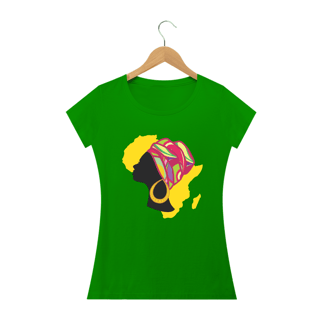 Nome do produto Camisa Baby long - Coleção Mulheres Afro - Adimu