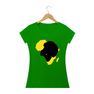Nome do produto Camisa Baby long  - Coleção Mulheres Afro - Jamila