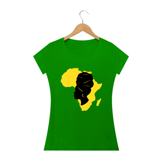 Nome do produto Camisa Baby long  - Coleção Mulheres Afro - Latifa