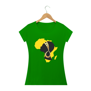 Nome do produto Camisa Baby long - Coleção Mulheres Afro - Núbia