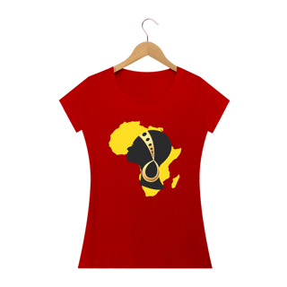 Nome do produto Camisa Baby long - Coleção Mulheres Afro - Núbia