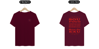 Nome do produto Camisa unissex quality - Coleção sou filho do Axé - Exú Bara 