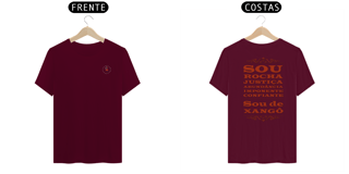 Nome do produto Camisa Unissex - coleção sou filho do Axé - Xango