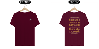 Nome do produto Camisa Unissex - coleção sou filho do axé - Iansã de Bale