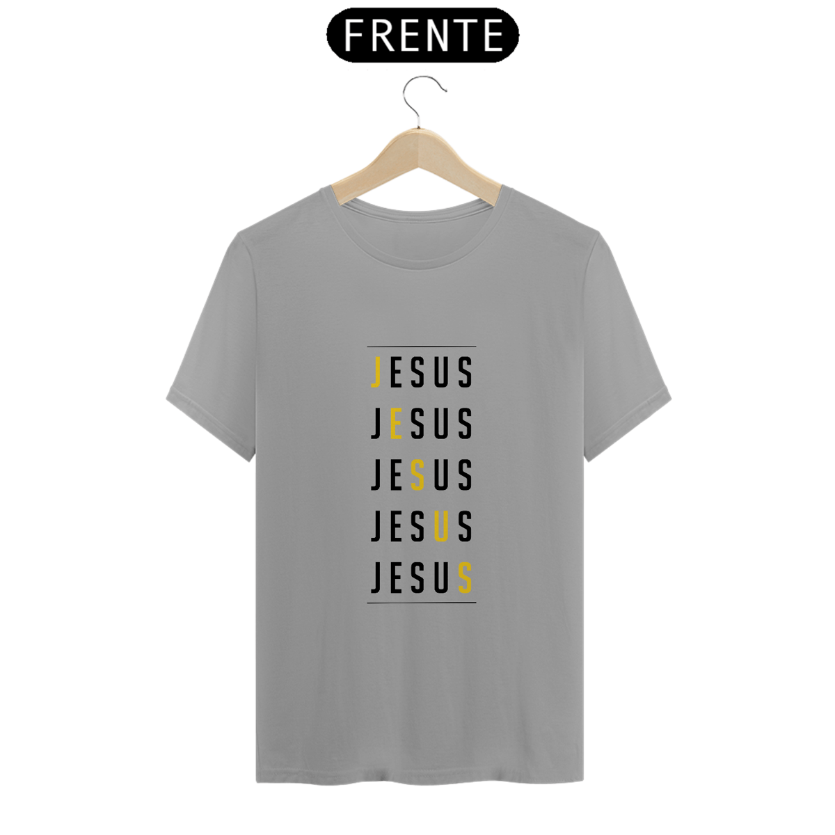 Nome do produto: CAMISA JESUS PERSONALIZADA - CLARAS