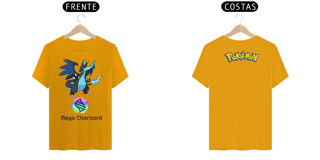 Nome do produto Camiseta Mega Charizard X