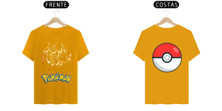 Nome do produto Camiseta Charizard dourado