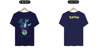 Nome do produto Camiseta Mega Charizard X