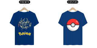Nome do produto Camiseta Charizard dourado