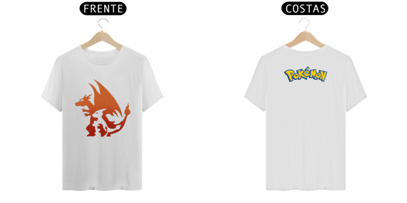 Camiseta Evolução Charmander