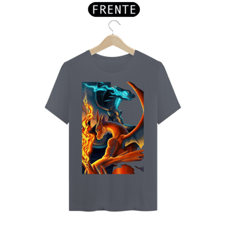 Nome do produto Camiseta Megas charizards X&Y