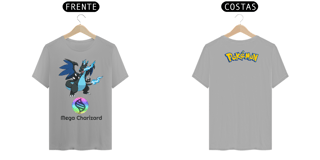 Nome do produto Camiseta Mega Charizard X