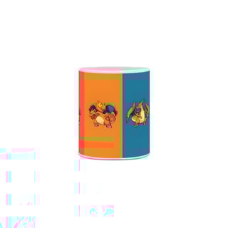 Caneca evolução de charmander