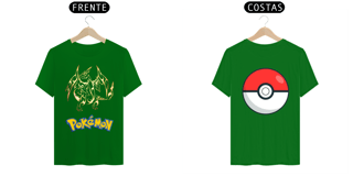 Nome do produto Camiseta Charizard dourado