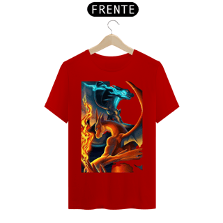Nome do produto Camiseta Megas charizards X&Y