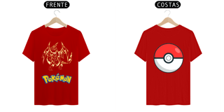 Nome do produto Camiseta Charizard dourado