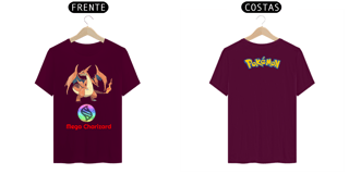 Nome do produto Camiseta Mega Charizard Y
