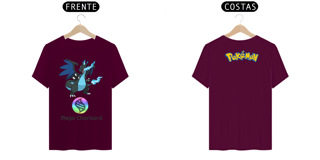 Nome do produto Camiseta Mega Charizard X