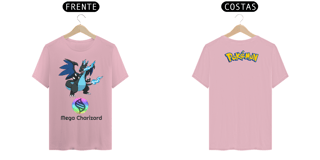 Nome do produto Camiseta Mega Charizard X