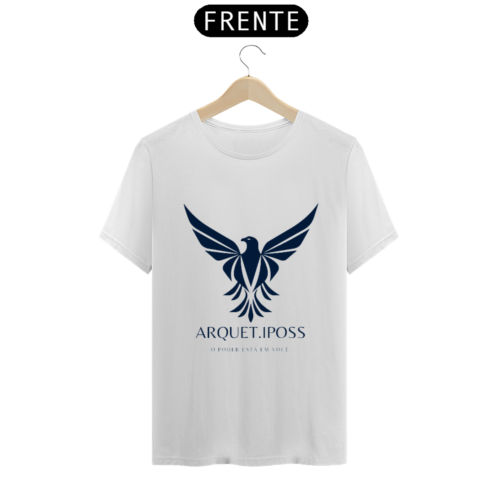 T-SHIRT BRANCA - AGUIA