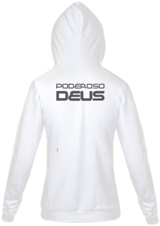 Nome do produto Moletom Com Zíper Unissex Poderoso Deus