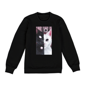 Moletom Yin Yang cat