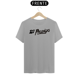 Nome do produto Camiseta Masculina DJ Prodígio -  Logo preto na frente - 6 cores