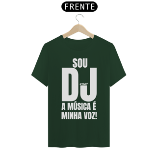 Nome do produto Camiseta Sou DJ a música é minha voz 