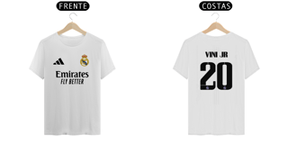 Nome do produto Camiseta Real Madrid/ Vini Jr