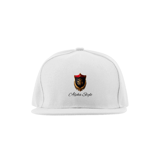 Nome do produto Boné Alpha Style Crest or Shield White