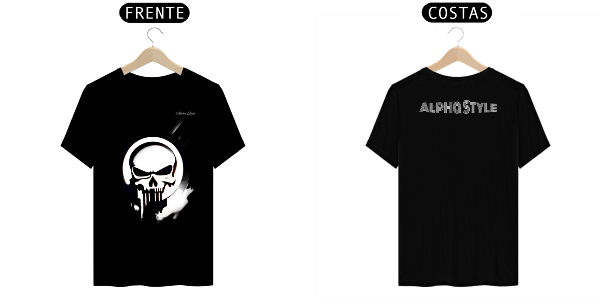 Nome do produto: Camiseta Alpha Style Skull