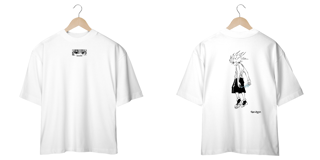 Nome do produto killua zoldyck - HunterXHunter (frente e costas)