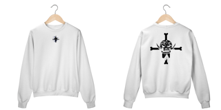 Nome do produto Barba Branca v.4 - One Piece (frente e costas)