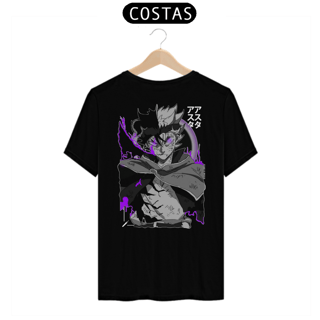 Nome do produto Asta - Black clover (Estampa nas costas)
