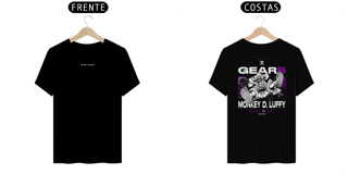 Nome do produto Monkey D. Luffy - One piece (frente e costas)